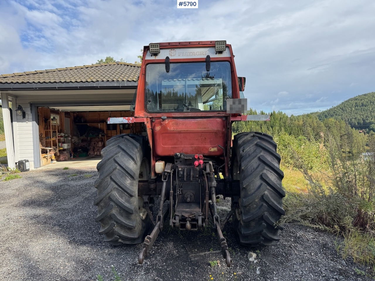 Трактор 1986 Fiat 70-90 DT w/ front loader.: фото 8