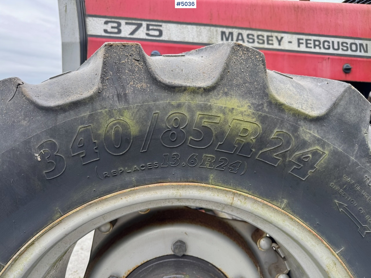 Трактор 1988 Massey Ferguson 375: фото 10