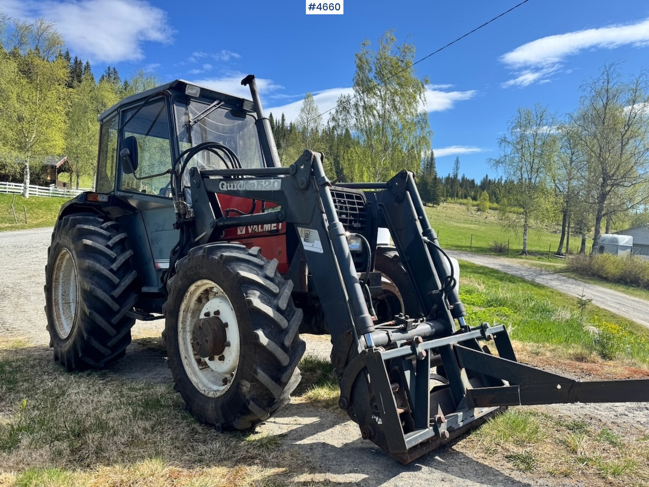 1989 Valmet 455 4x4 w/ Front loader - Трактор: фото 3 1989 Valmet 455 4x4 w/ Front loader - Трактор: фото 3