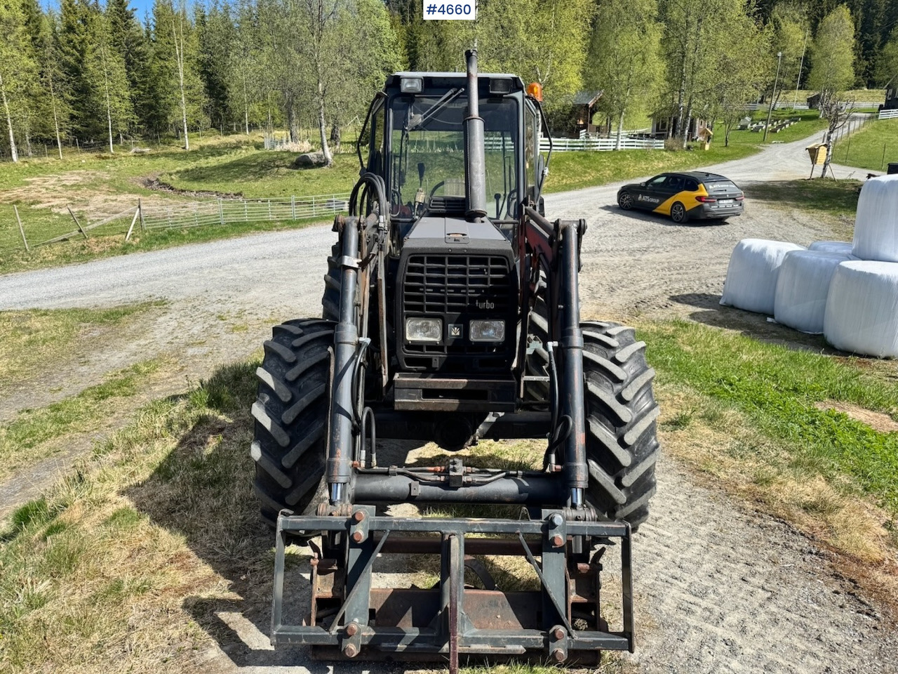 1989 Valmet 455 4x4 w/ Front loader - Трактор: фото 2 1989 Valmet 455 4x4 w/ Front loader - Трактор: фото 2