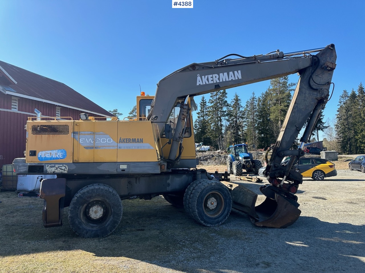 1995 Åkermann EW200 Wheel machine w/ grading bucket og tiltrotator. WATCH VIDEO. - Экскаватор: фото 3 1995 Åkermann EW200 Wheel machine w/ grading bucket og tiltrotator. WATCH VIDEO. - Экскаватор: фото 3