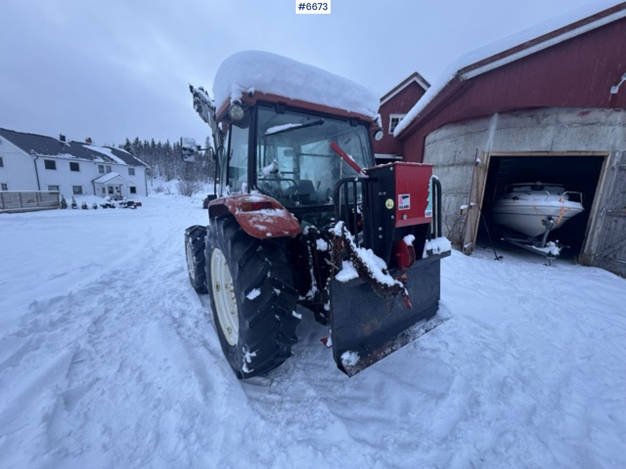 Трактор 1996 New Holland L75 with front loader and 3rd function: фото 9