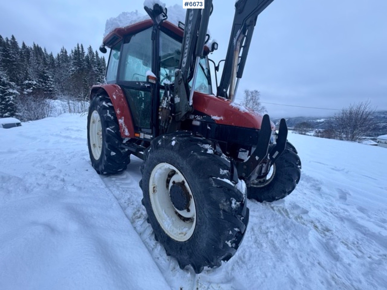 Трактор 1996 New Holland L75 with front loader and 3rd function: фото 15