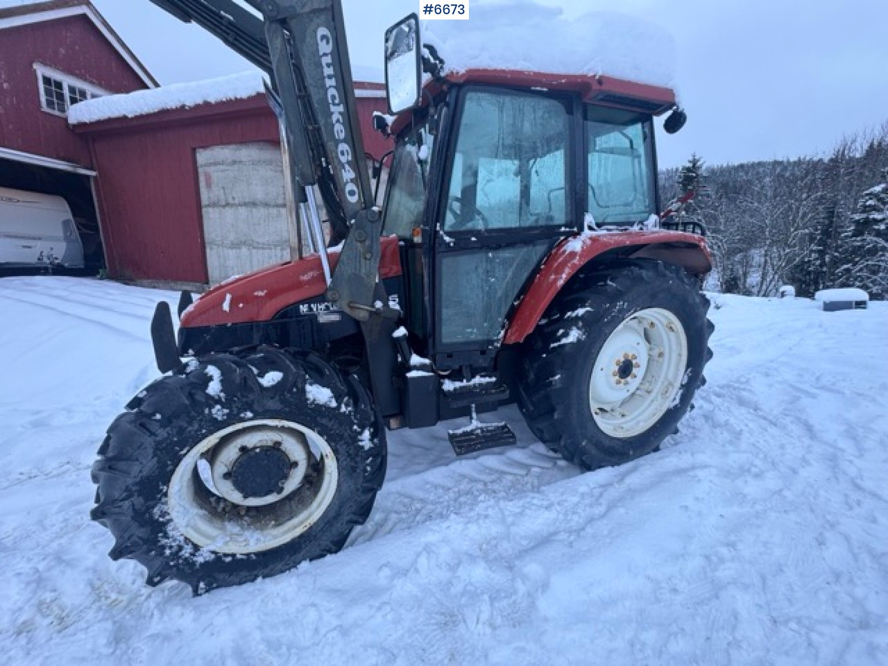 Трактор 1996 New Holland L75 with front loader and 3rd function: фото 8