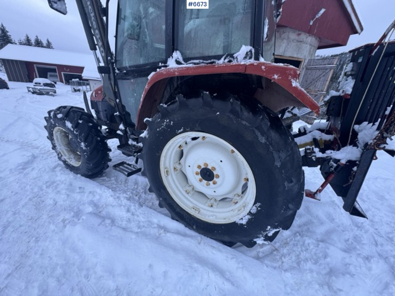 Трактор 1996 New Holland L75 with front loader and 3rd function: фото 10
