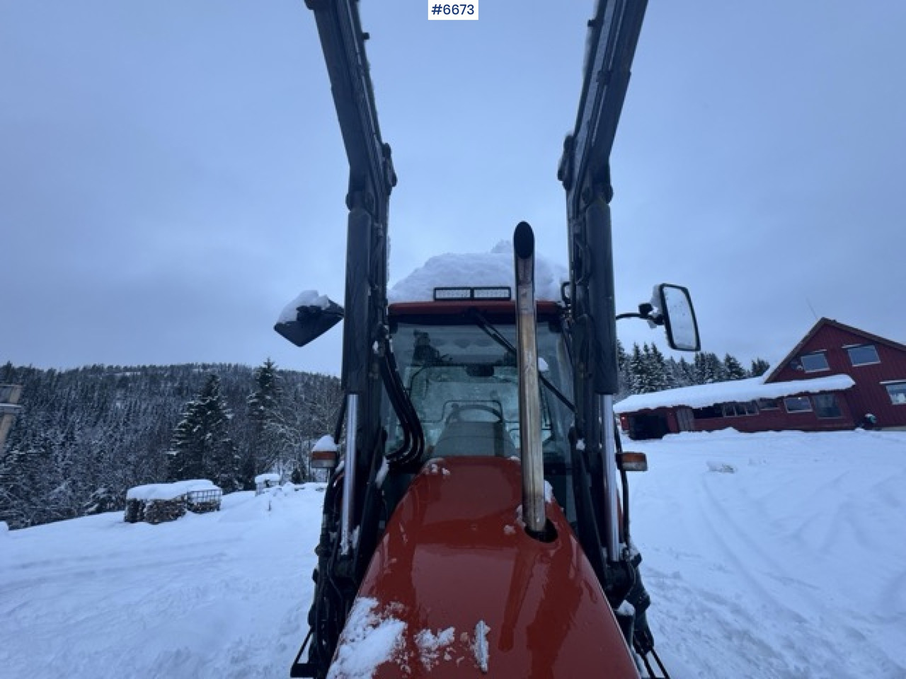 Трактор 1996 New Holland L75 with front loader and 3rd function: фото 20