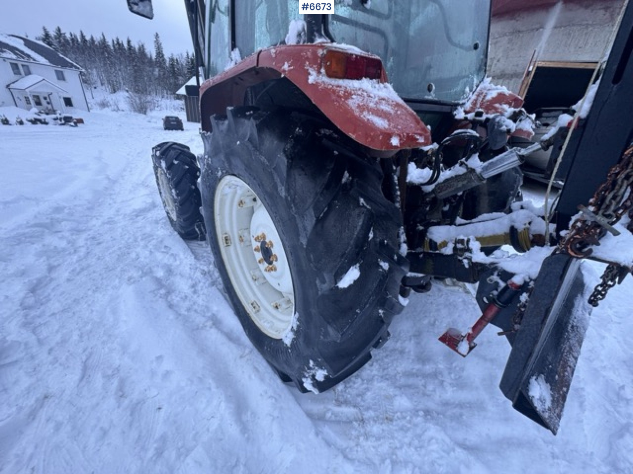 Трактор 1996 New Holland L75 with front loader and 3rd function: фото 17