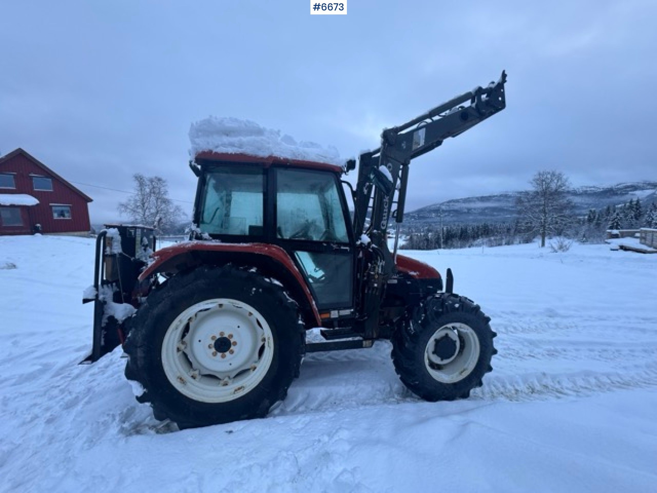 Трактор 1996 New Holland L75 with front loader and 3rd function: фото 11