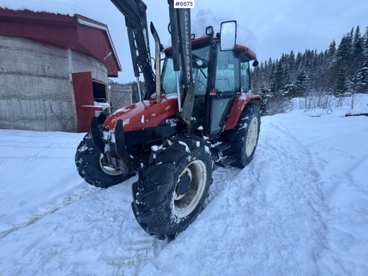 Трактор 1996 New Holland L75 with front loader and 3rd function: фото 13