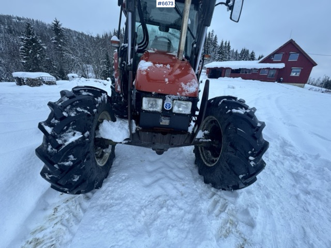 Трактор 1996 New Holland L75 with front loader and 3rd function: фото 19