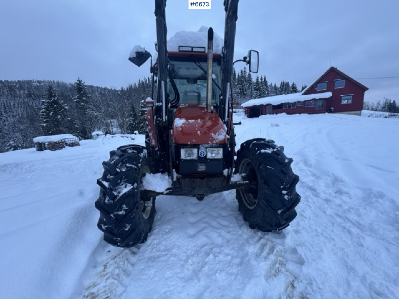 Трактор 1996 New Holland L75 with front loader and 3rd function: фото 18