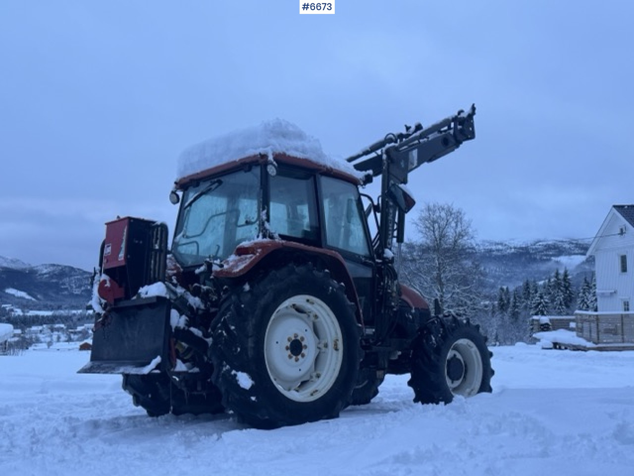 Трактор 1996 New Holland L75 with front loader and 3rd function: фото 7