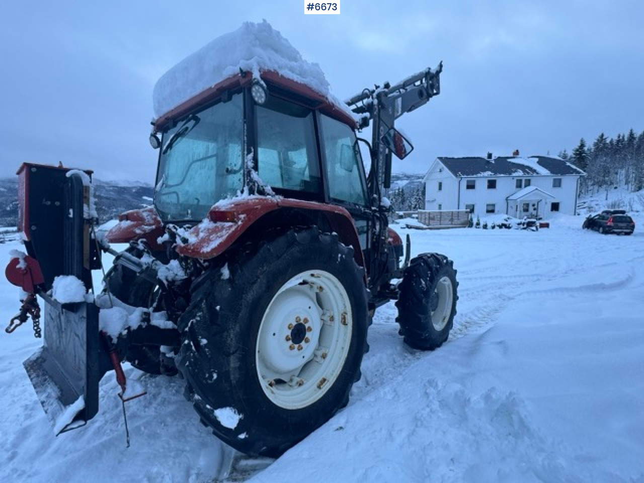 Трактор 1996 New Holland L75 with front loader and 3rd function: фото 12