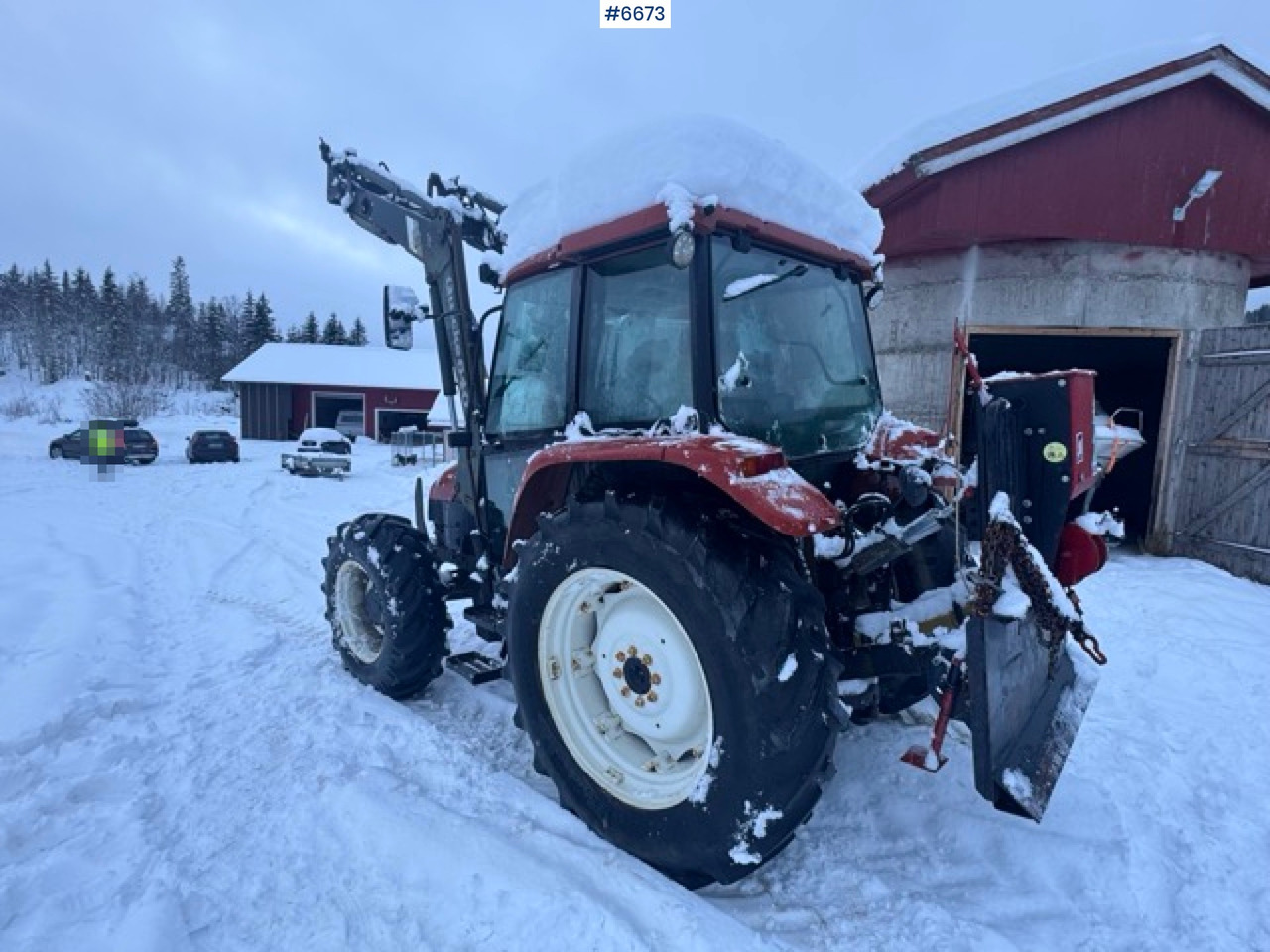 Трактор 1996 New Holland L75 with front loader and 3rd function: фото 6