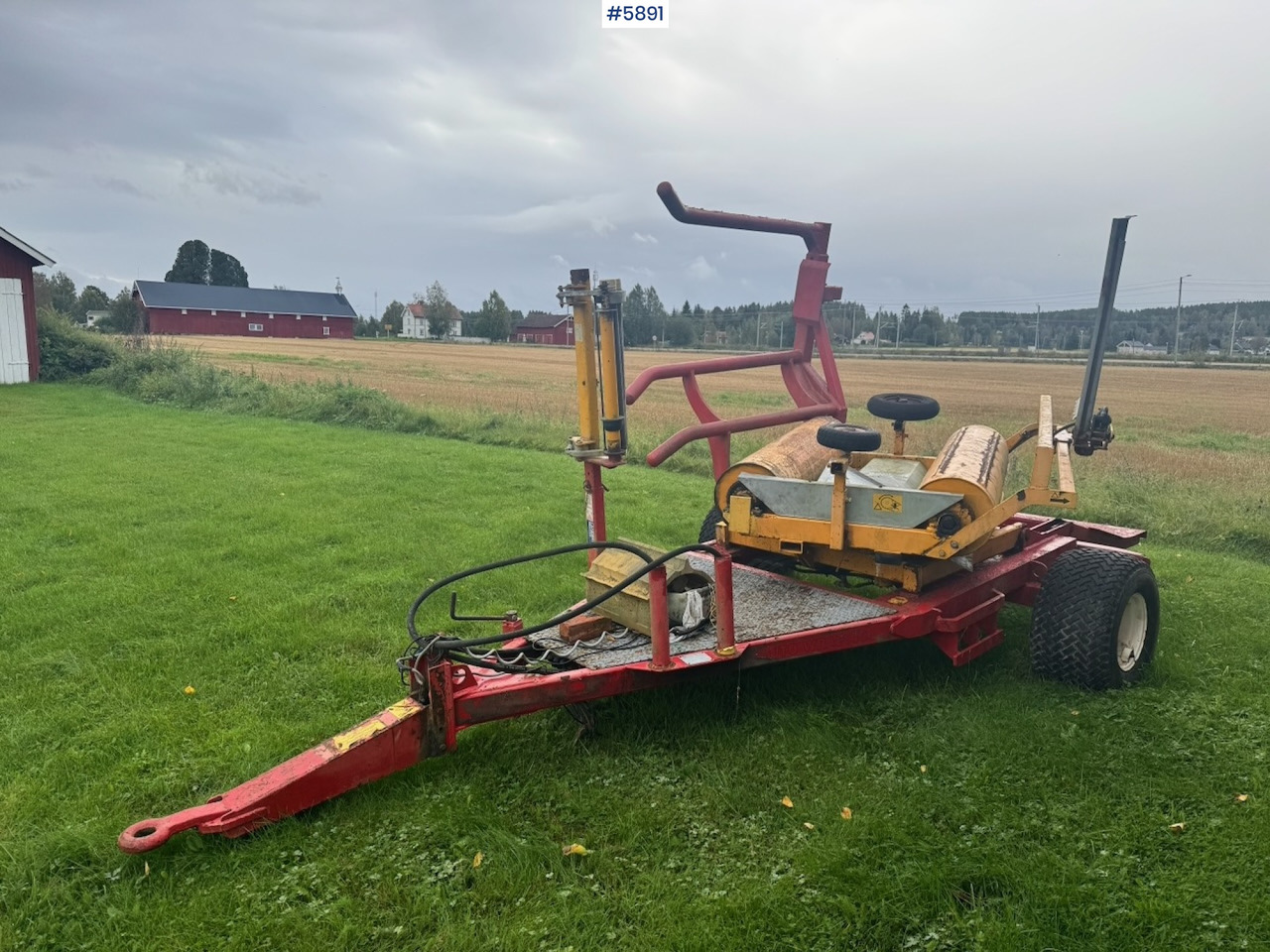 1997 Tellefsdal AW4000 round bale wrapper - Техника для сенозаготовки: фото 1 1997 Tellefsdal AW4000 round bale wrapper - Техника для сенозаготовки: фото 1