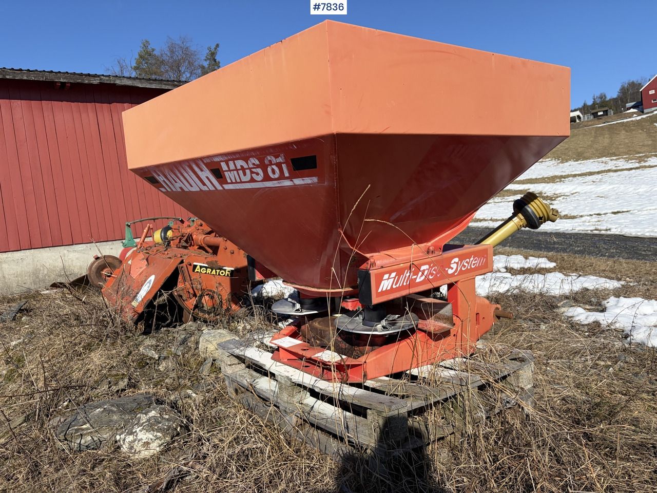 1998 Rauch MDS 81 Fertilizer spreader - Разбрасыватель удобрений: фото 3 1998 Rauch MDS 81 Fertilizer spreader - Разбрасыватель удобрений: фото 3