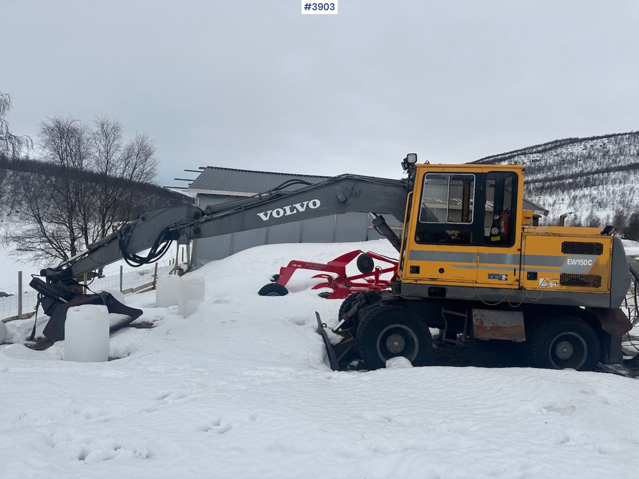 1998 Volvo EW150C wheel digger rep object w/ sanding bucket - Экскаватор: фото 3 1998 Volvo EW150C wheel digger rep object w/ sanding bucket - Экскаватор: фото 3