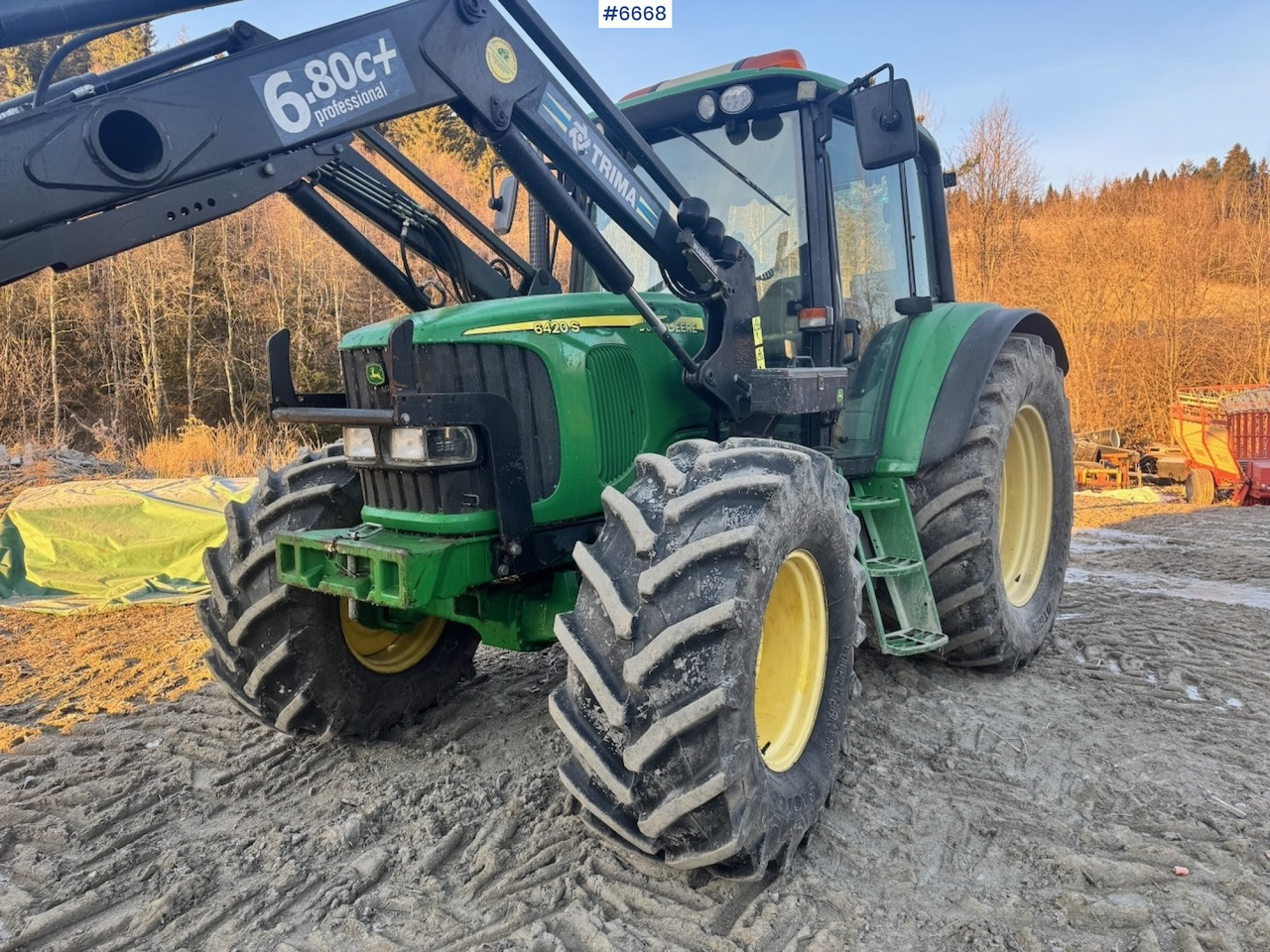 2005 John Deere 6420S w/ Front Loader. 6000 hours. - Трактор: фото 2 2005 John Deere 6420S w/ Front Loader. 6000 hours. - Трактор: фото 2