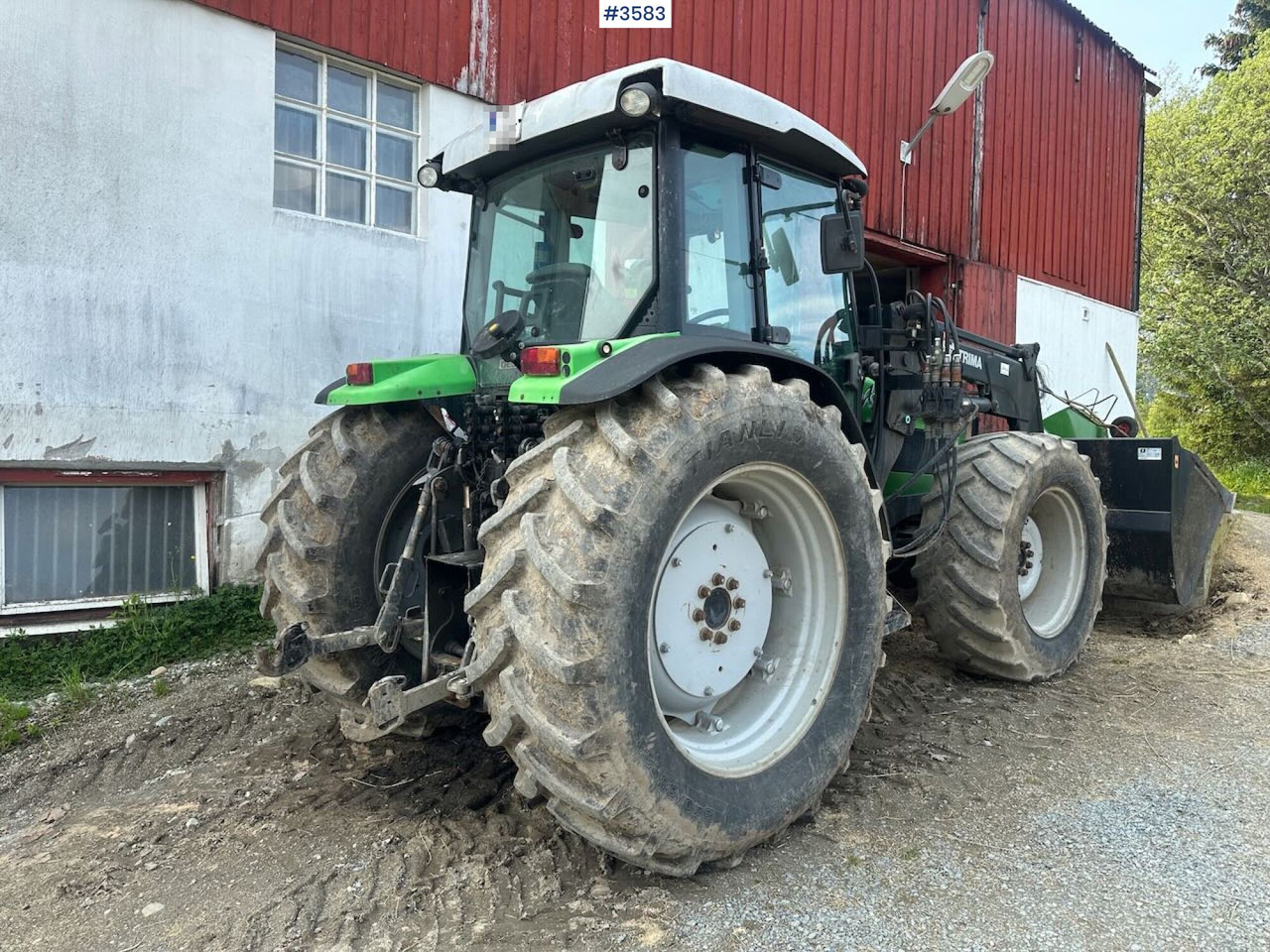 2008 Deutz-Fahr Agrofarm 100 traktor w/ Trima Front loader. See hours! - Трактор: фото 3 2008 Deutz-Fahr Agrofarm 100 traktor w/ Trima Front loader. See hours! - Трактор: фото 3