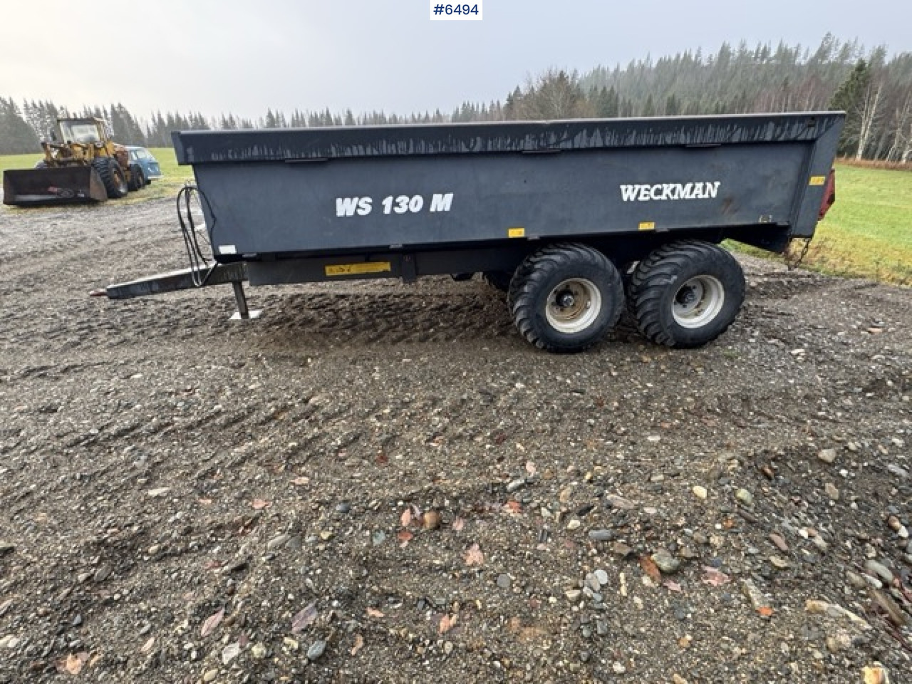 2016 Weckman WS130M dump trailer - Сельскохозяйственный прицеп-самосвал: фото 1 2016 Weckman WS130M dump trailer - Сельскохозяйственный прицеп-самосвал: фото 1