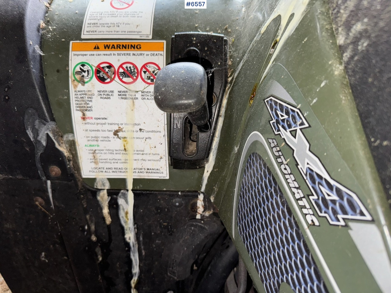 Квадроцикл Arctic Cat 500 4x4 Automatic. Light rep. object.: фото 11
