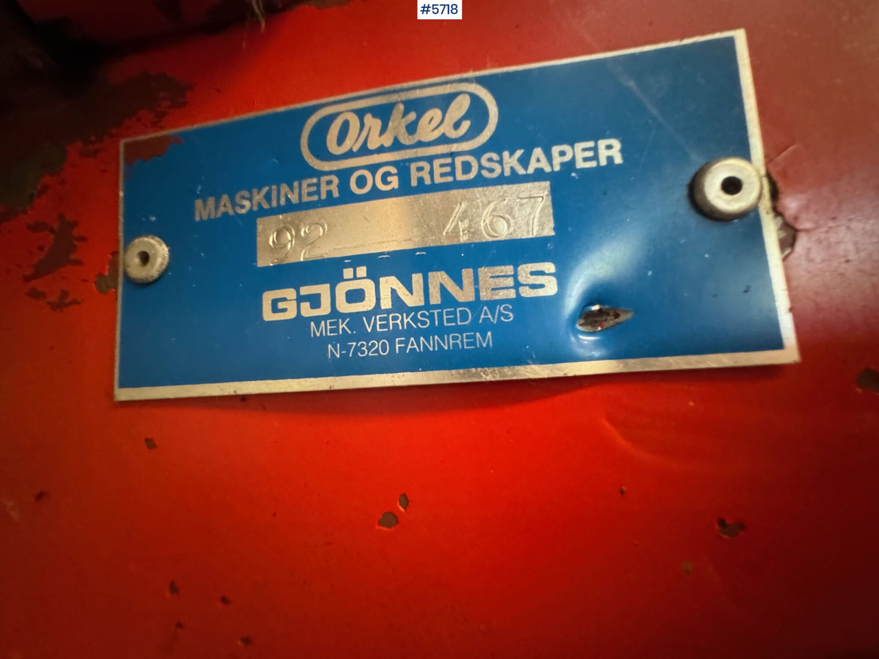 Техника для сенозаготовки Orkel GP1200 Round Baler: фото 16 Техника для сенозаготовки Orkel GP1200 Round Baler: фото 16