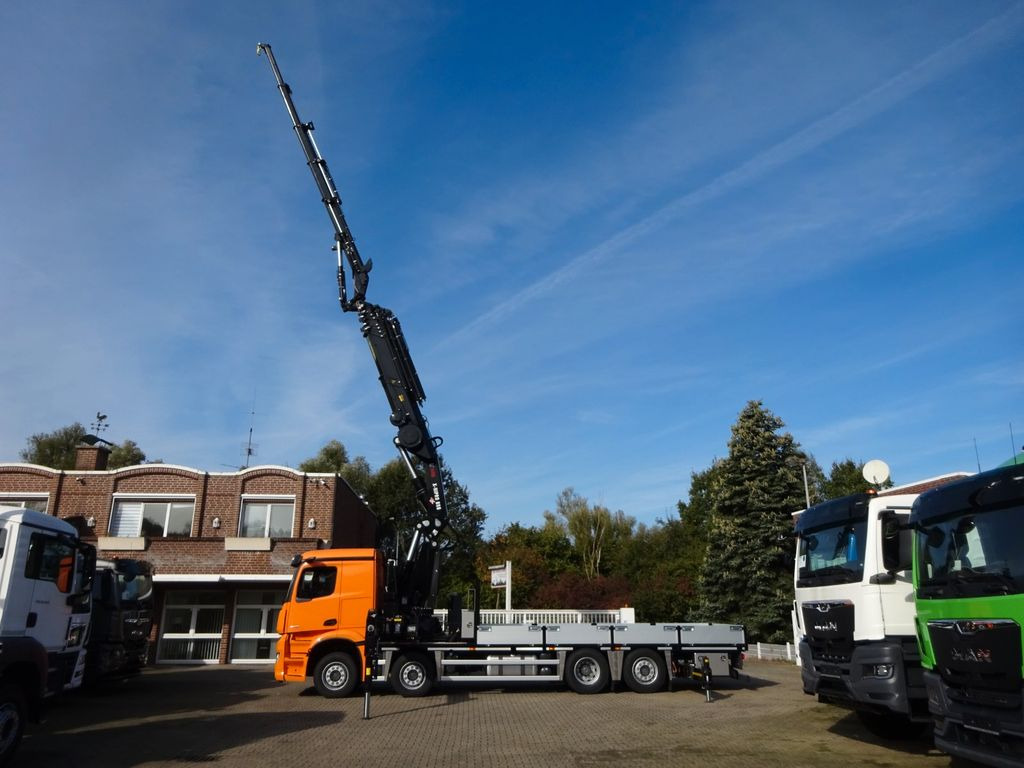 Mercedes-Benz 3751 Arocs Pritsche + HIAB 858 + JIB 8x2 - Автоманипулятор, Грузовик бортовой/ Платформа: фото 4 Mercedes-Benz 3751 Arocs Pritsche + HIAB 858 + JIB 8x2 - Автоманипулятор, Грузовик бортовой/ Платформа: фото 4