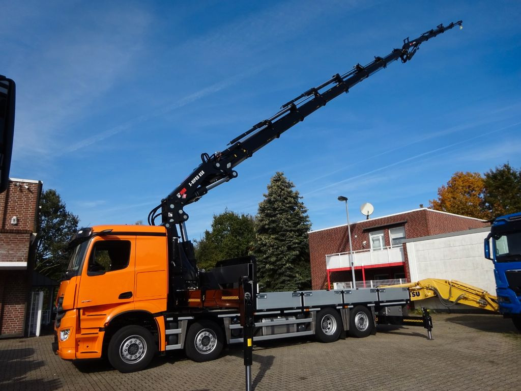 Mercedes-Benz 3751 Arocs Pritsche + HIAB 858 + JIB 8x2 - Автоманипулятор, Грузовик бортовой/ Платформа: фото 1 Mercedes-Benz 3751 Arocs Pritsche + HIAB 858 + JIB 8x2 - Автоманипулятор, Грузовик бортовой/ Платформа: фото 1