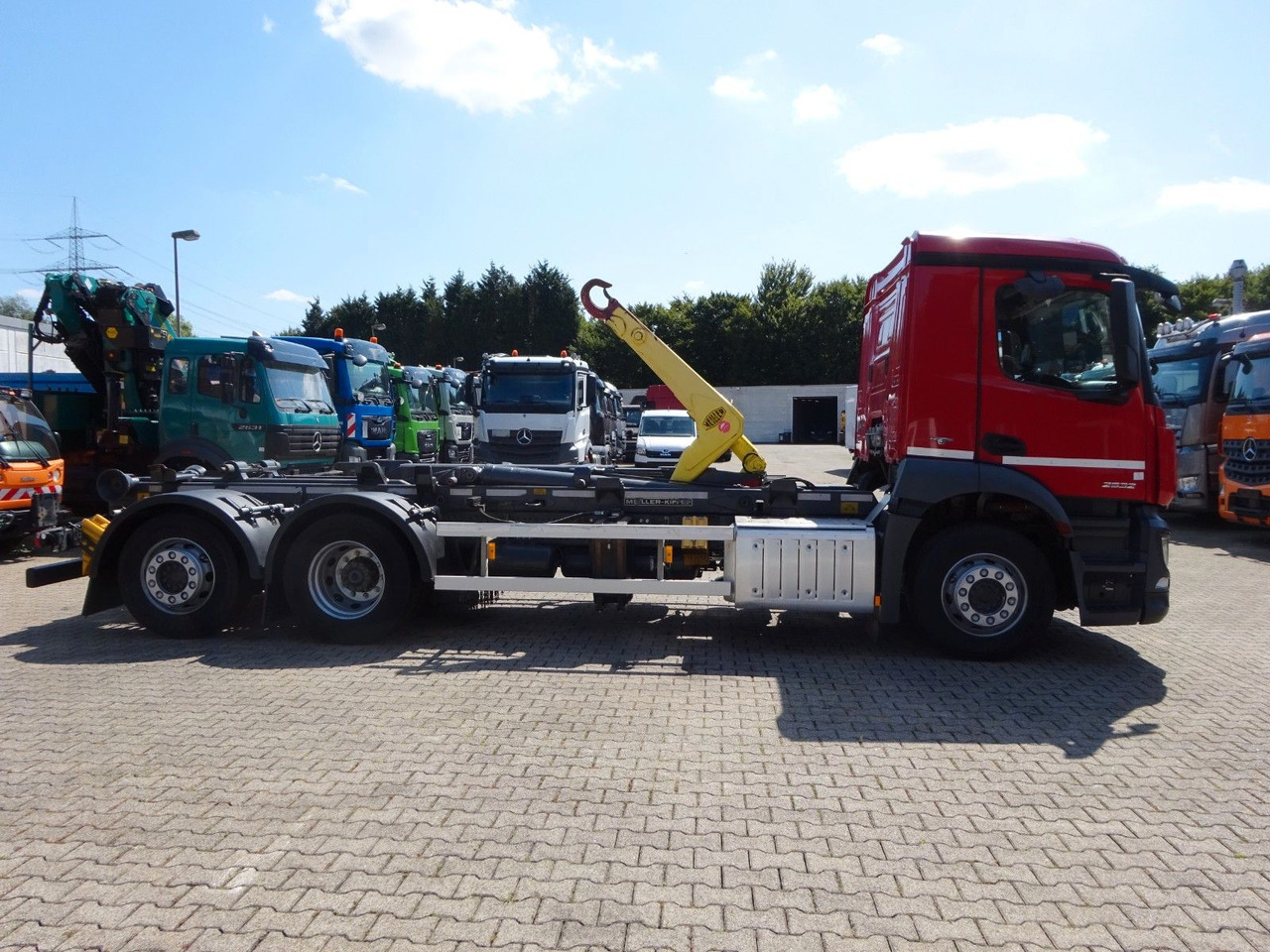 Крюковой мультилифт Mercedes-Benz Antos 2532 MEILLER Abroller Lift+Lenkachse 6x2: фото 12