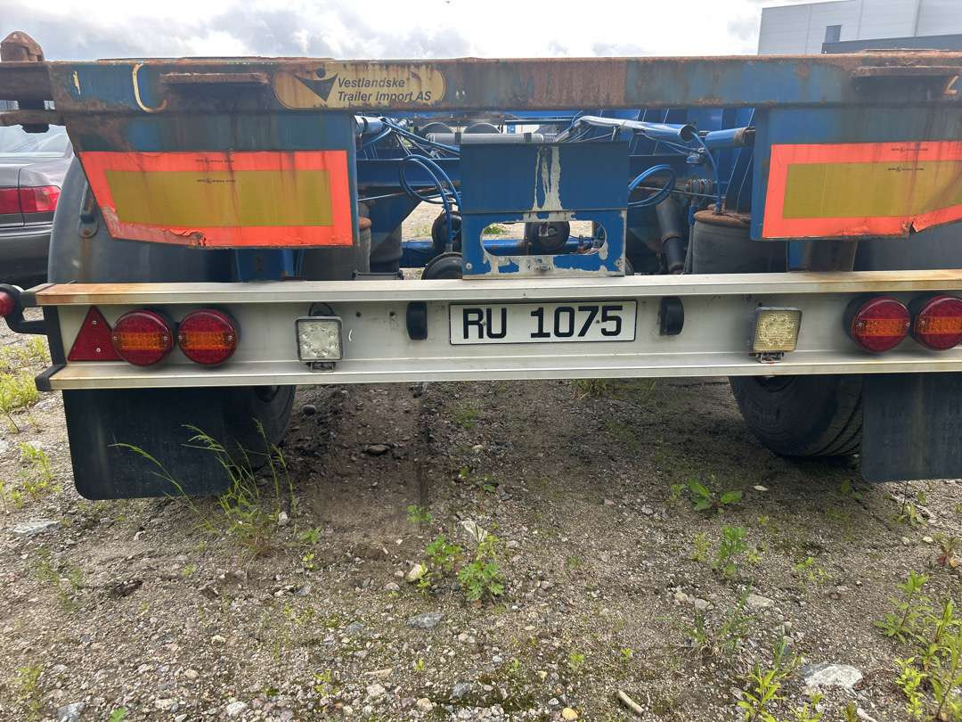 2004 Container-henger TURBO`HOET CONTAINERSEMITRAILER EU-godkjent - Полуприцеп-контейнеровоз/ Сменный кузов: фото 5 2004 Container-henger TURBO`HOET CONTAINERSEMITRAILER EU-godkjent - Полуприцеп-контейнеровоз/ Сменный кузов: фото 5