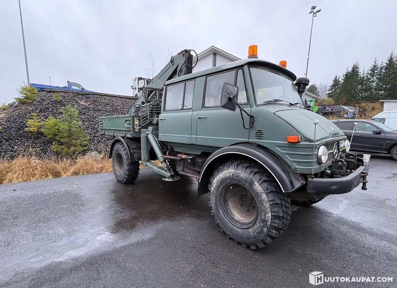 Mercedes-Benz UNIMOG, 5-seat cab, NUMMI crane, 1980, Vihti - Самосвал, Автоманипулятор: фото 3 Mercedes-Benz UNIMOG, 5-seat cab, NUMMI crane, 1980, Vihti - Самосвал, Автоманипулятор: фото 3