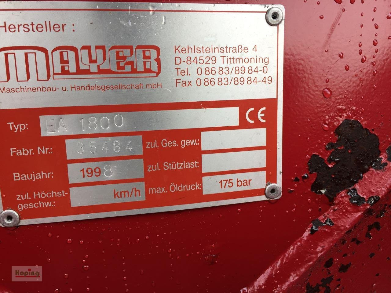Siloking EA1800 - Техника для силоса: фото 4 Siloking EA1800 - Техника для силоса: фото 4