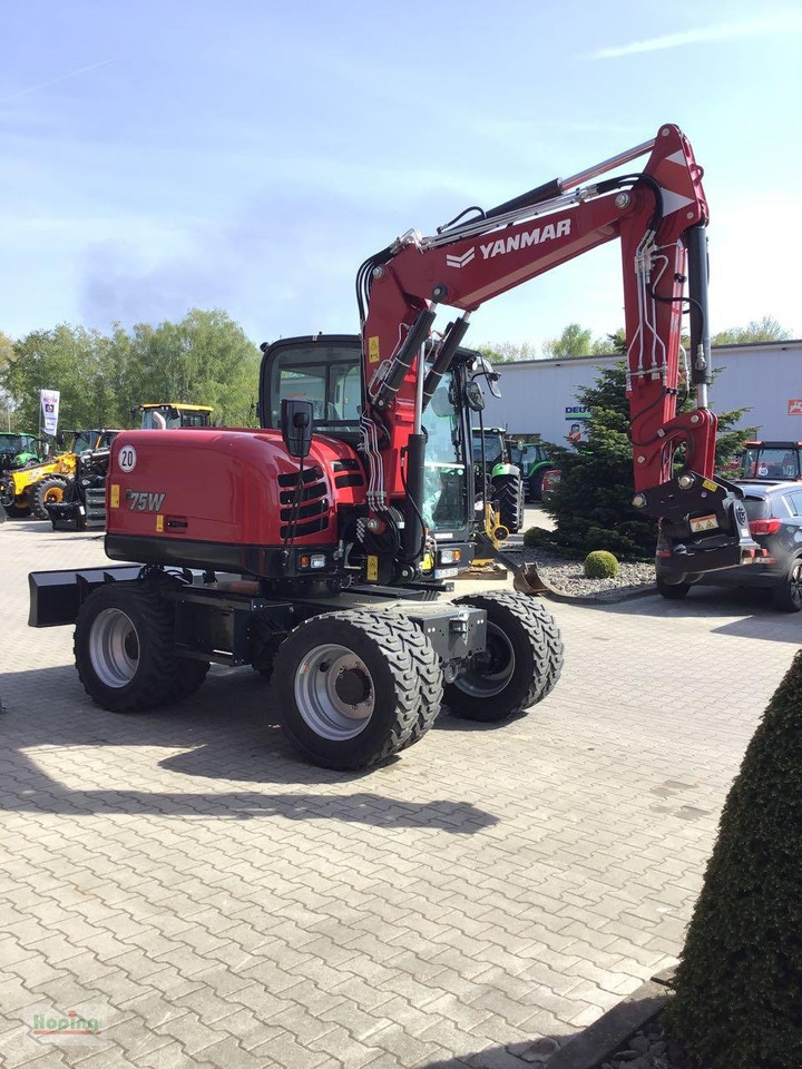 Колёсный экскаватор Yanmar B75W: фото 6