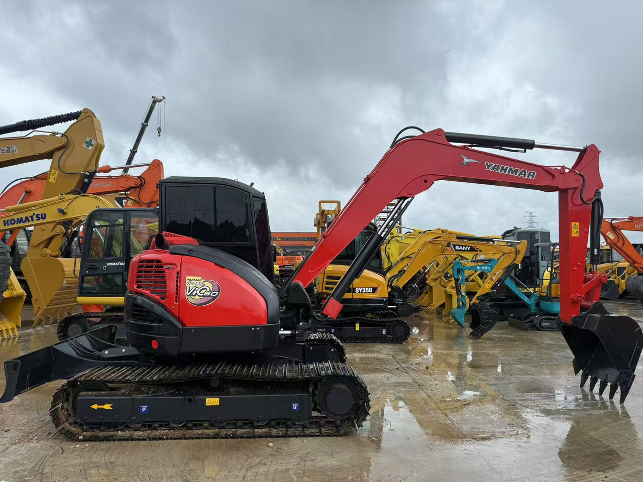 Yanmar Vio80 - Мини-экскаватор: фото 5 Yanmar Vio80 - Мини-экскаватор: фото 5