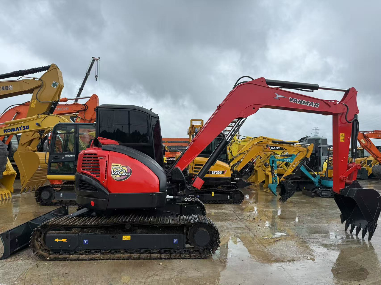 Yanmar Vio80 - Мини-экскаватор: фото 4 Yanmar Vio80 - Мини-экскаватор: фото 4