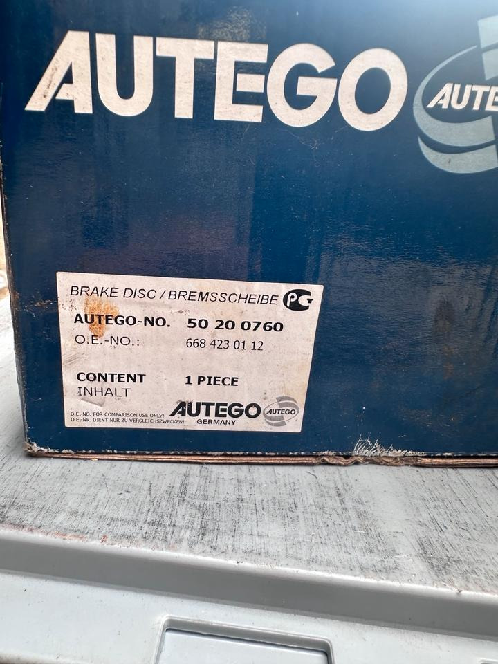 Bremsscheiben Mercedes-Benz Vario Hinterachse O.E.-Nr.: A6684230112 - Тормозной диск для Лёгких коммерческих автомобилей: фото 4 Bremsscheiben Mercedes-Benz Vario Hinterachse O.E.-Nr.: A6684230112 - Тормозной диск для Лёгких коммерческих автомобилей: фото 4