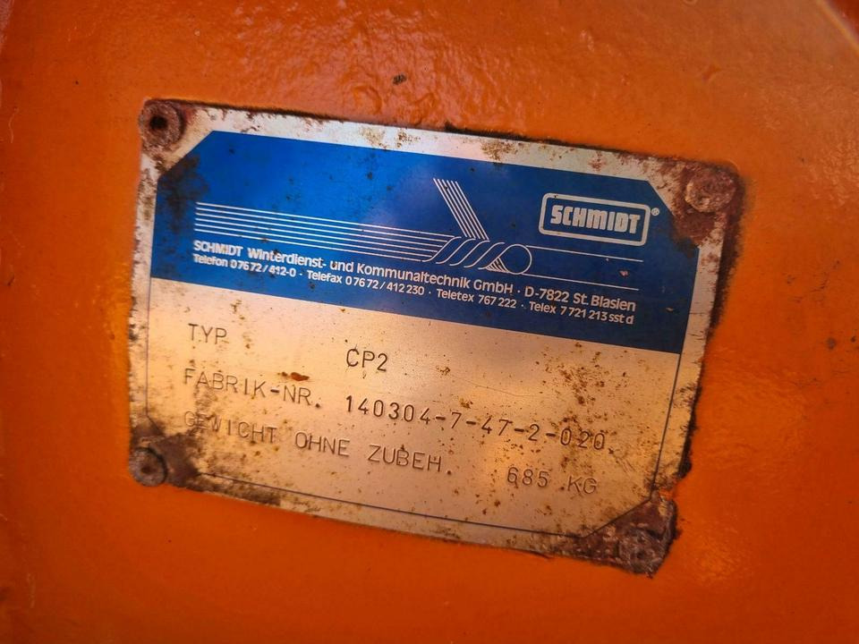 Schmidt CP2 Schneepflug Schneeschild Winterdienst Unimog - Отвал для снега: фото 3 Schmidt CP2 Schneepflug Schneeschild Winterdienst Unimog - Отвал для снега: фото 3
