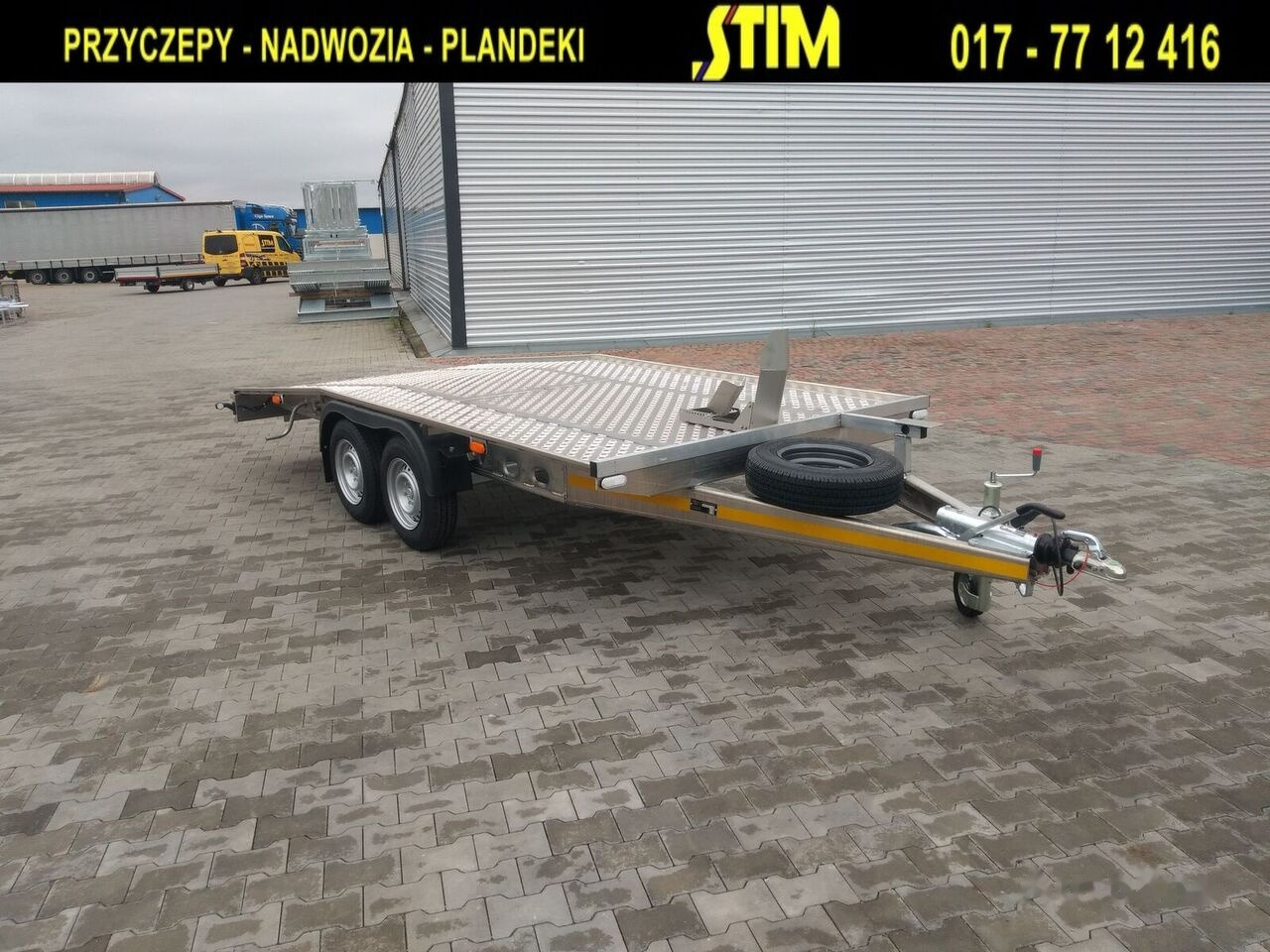 Новый Прицеп-автовоз Stim L-23, ALU: фото 14
