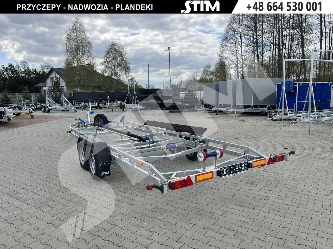 Stim L22/PŁ-ST/75-27 - Лодочный прицеп: фото 1 Stim L22/PŁ-ST/75-27 - Лодочный прицеп: фото 1