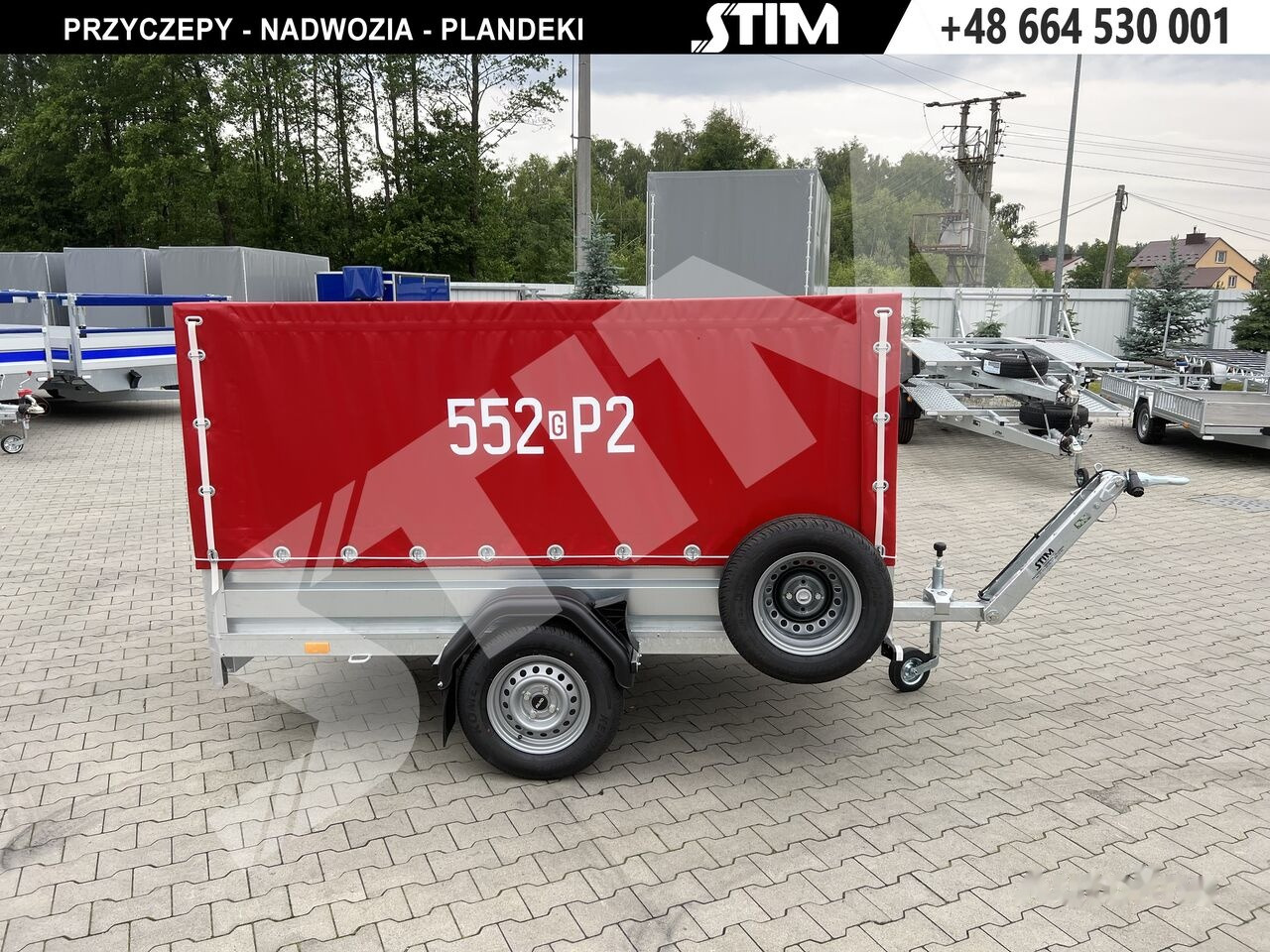 Stim S11-750/2514 dyszel regulowany - Прицеп для легкового автомобиля: фото 2 Stim S11-750/2514 dyszel regulowany - Прицеп для легкового автомобиля: фото 2