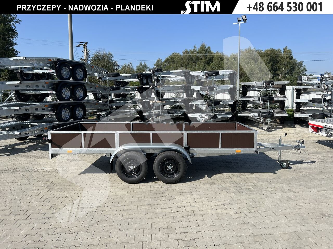 Stim S12-075/4015R + przednia burta otwierana + wzmocniona rama - Прицеп для легкового автомобиля: фото 2 Stim S12-075/4015R + przednia burta otwierana + wzmocniona rama - Прицеп для легкового автомобиля: фото 2