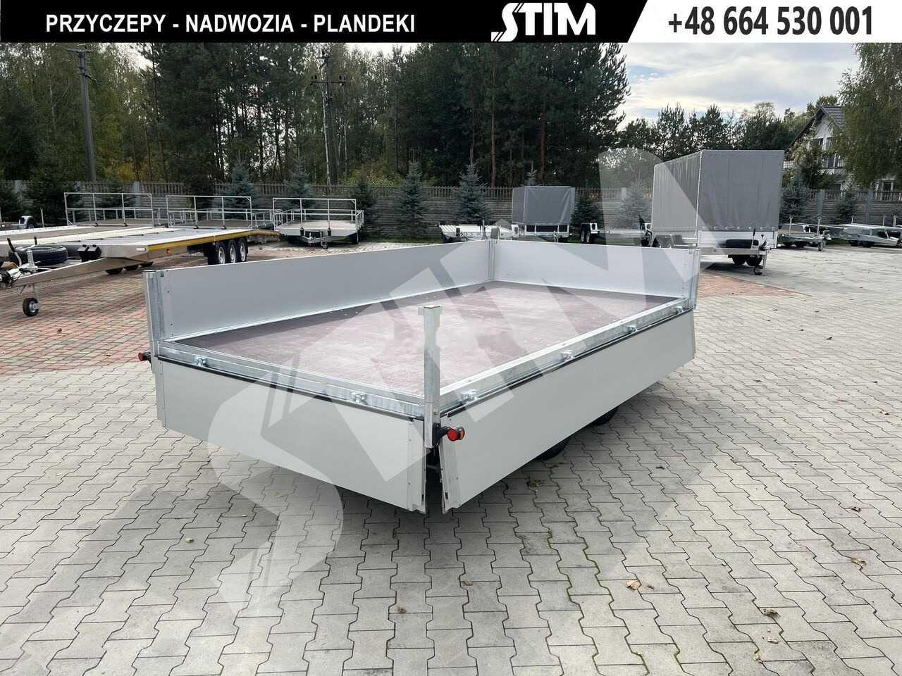 Новый Прицеп бортовой/ Платформа Stim S22 27/3520: фото 8