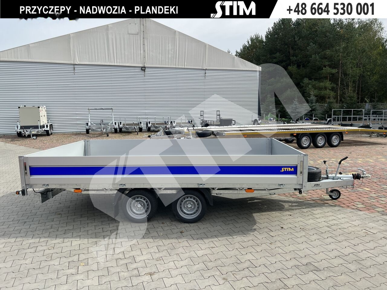 Новый Прицеп бортовой/ Платформа Stim S22-27/4122: фото 10