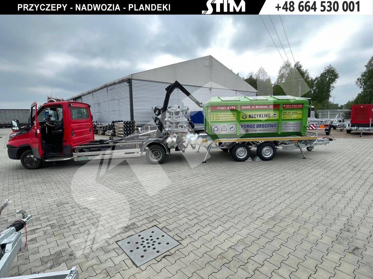 Stim S22-35/4323KP-15 Platforma do przeowzu kontenerów typu KP - Прицеп бортовой/ Платформа: фото 2 Stim S22-35/4323KP-15 Platforma do przeowzu kontenerów typu KP - Прицеп бортовой/ Платформа: фото 2