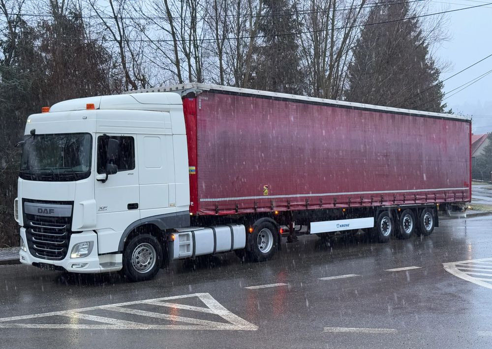 Тентованный грузовик DAF * Zestaw * DAF 106 Euro 6 + Naczepa Krone * Bardzo Dobry Stan: фото 14