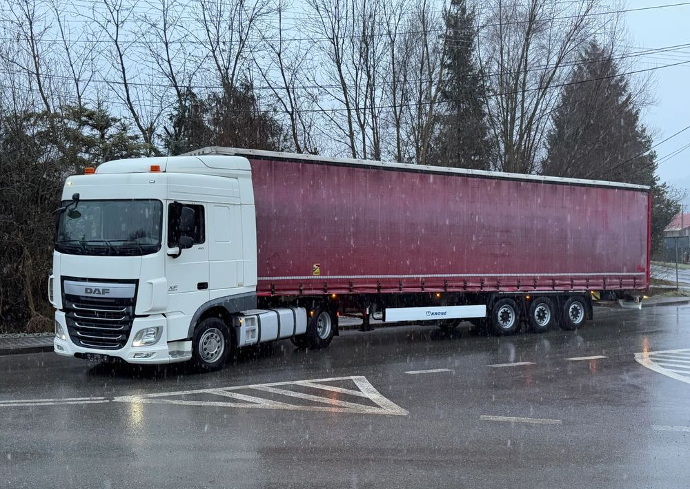 Тентованный грузовик DAF * Zestaw * DAF 106 Euro 6 + Naczepa Krone * Bardzo Dobry Stan: фото 20