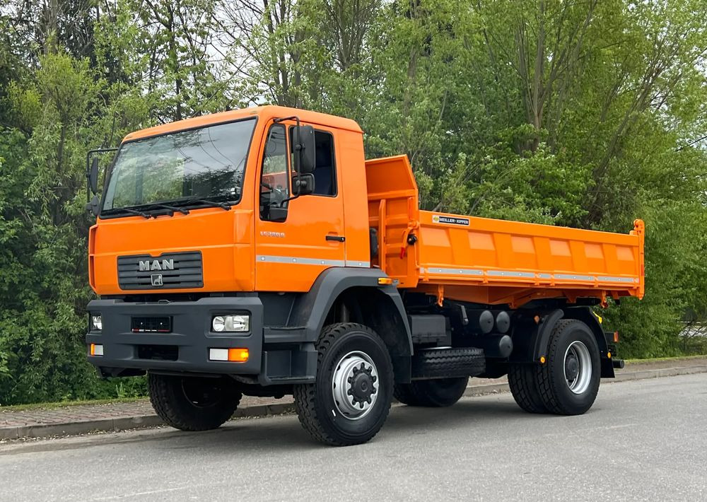 Самосвал MAN * LE 280 B * MAN * 4x4 * Kiper Wywrotka x3 * Meiller * Sprowadzony * Stan Perfekcyjny *: фото 14