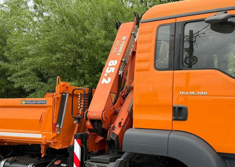 Самосвал MAN * MAN 18 480 * KIPER WYWROTKA * 4x4 * HDS ATLAS 85* STAN BARDZO DOBRY * Sprowadzony: фото 6
