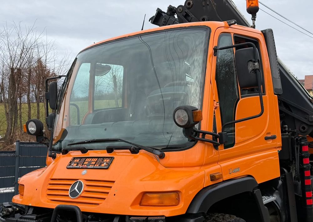 Mercedes-Benz * Mercedes Unimog U 400 * HDS HIAB 166 * Specjalny * Energetyka * Kosz do HDS * Stan Idealny - Грузовик бортовой/ Платформа, Автоманипулятор: фото 4 Mercedes-Benz * Mercedes Unimog U 400 * HDS HIAB 166 * Specjalny * Energetyka * Kosz do HDS * Stan Idealny - Грузовик бортовой/ Платформа, Автоманипулятор: фото 4