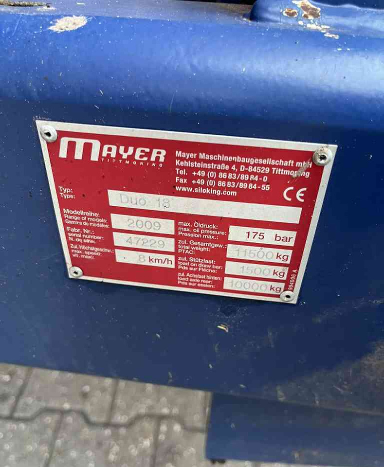 Кормораздатчик Siloking Trailedline DUO 18: фото 8 Кормораздатчик Siloking Trailedline DUO 18: фото 8